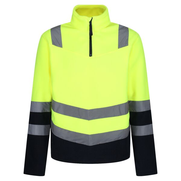 Pro hi-vis half zip fleece top Vignette
