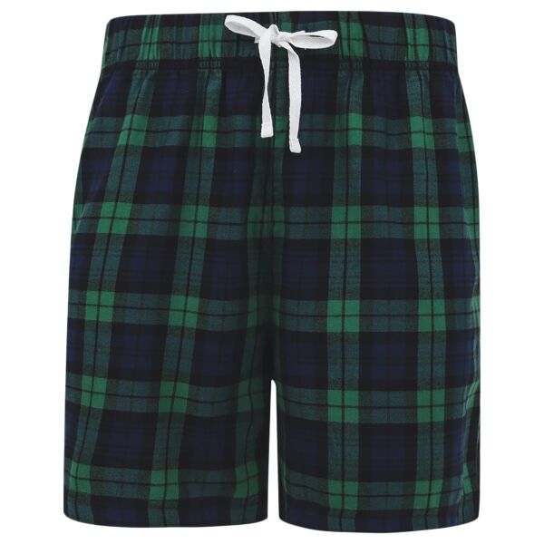 Tartan lounge shorts Vignette
