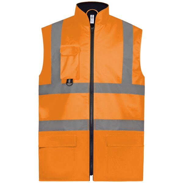 Hi-vis padded bodywarmer (HV005) Vignette