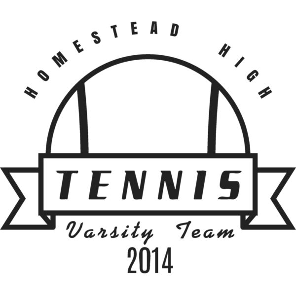 Tennis Template DNT001 BW Vignette