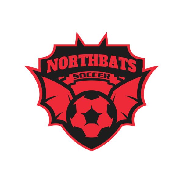 North bats Tournament Soccer logo template Vignette