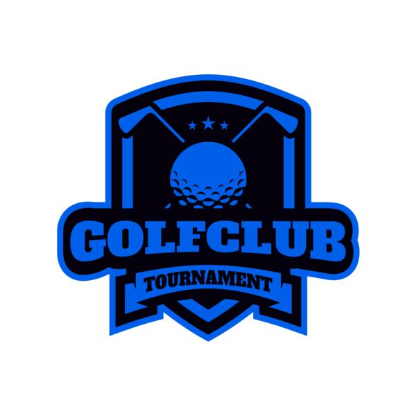 Golf Club Tournament logo template 03 Vignette