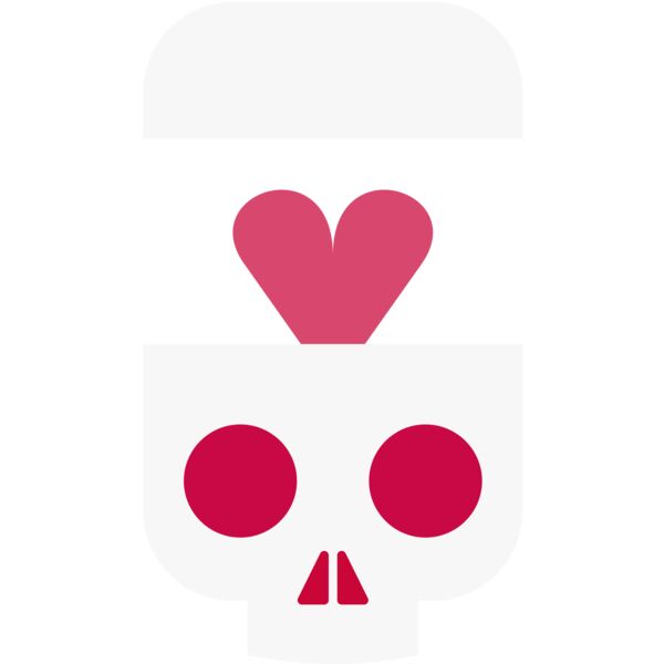 Elements Skulls logo template 36 Vignette