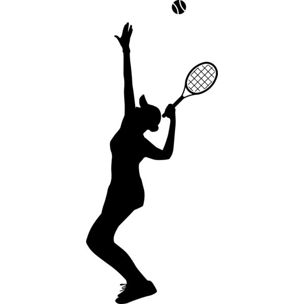 Tennis   Clipart 15 Vignette