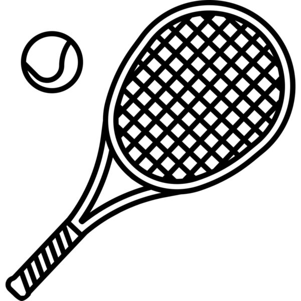 Tennis   Clipart 19 Vignette