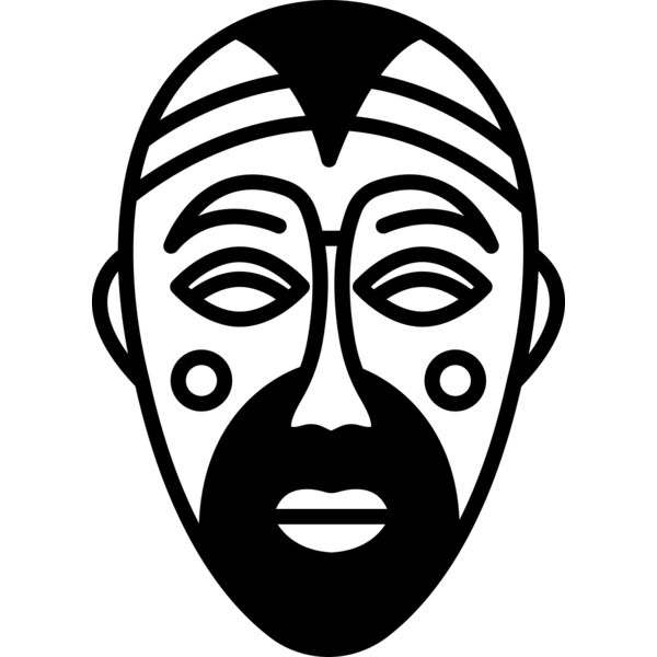 Tribal Mask Vignette