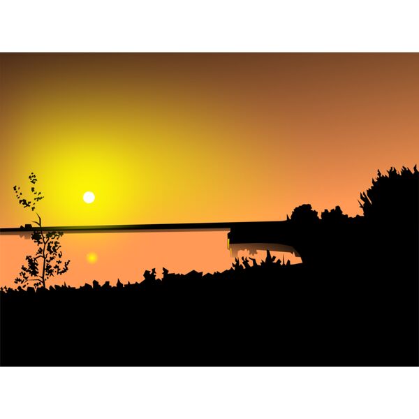 hakim sunset Vignette