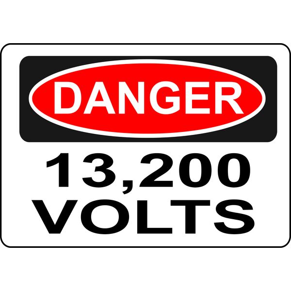 Rfc1394 Danger   13 200 Volts  Alt 2  Vignette
