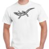 T-shirt Gildan Hammer adulte, manches courtes, 100% coton épais et doux, 203 g/m², tailles S au 5XL. Vignette