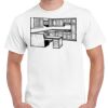 T-shirt Gildan Hammer adulte, manches courtes, 100% coton épais et doux, 203 g/m², tailles S au 5XL. Vignette