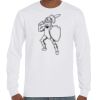 T-Shirt Hammer Manches Longues de Marque Gildan Vignette