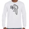 T-Shirt Hammer Manches Longues de Marque Gildan Vignette
